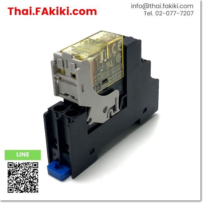 มือสองพร้อมส่ง, (C)Used, RJ1S-CL-D24 Relay, รีเลย์ สเปค DC24V, IDEC (66-004-696)