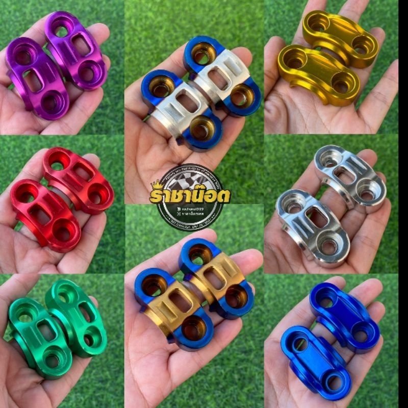 ประกับตุ๊กตาแฮนด์มิเนียม=1คู่) เงิน,ไทเท-เงิน,ไทเท-ทอง,แดง,ม่วง,ทอง,น้ำเงิน,เขีย