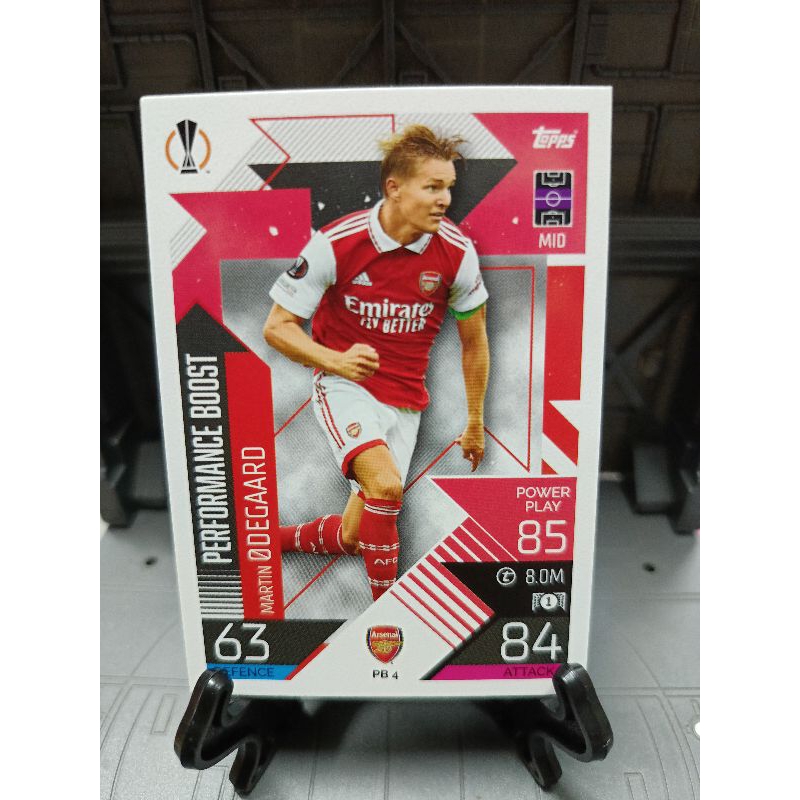 2022-23 Topps Match Attax UCL Extra Performance Boost Martin Odegaard #PB4 Arsenal