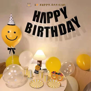 พร้อมส่ง🇹🇭 ป้ายHBD พร้อมเชือกห้อย สไตล์สวยหรู ป้ายแขวนวันเกิด