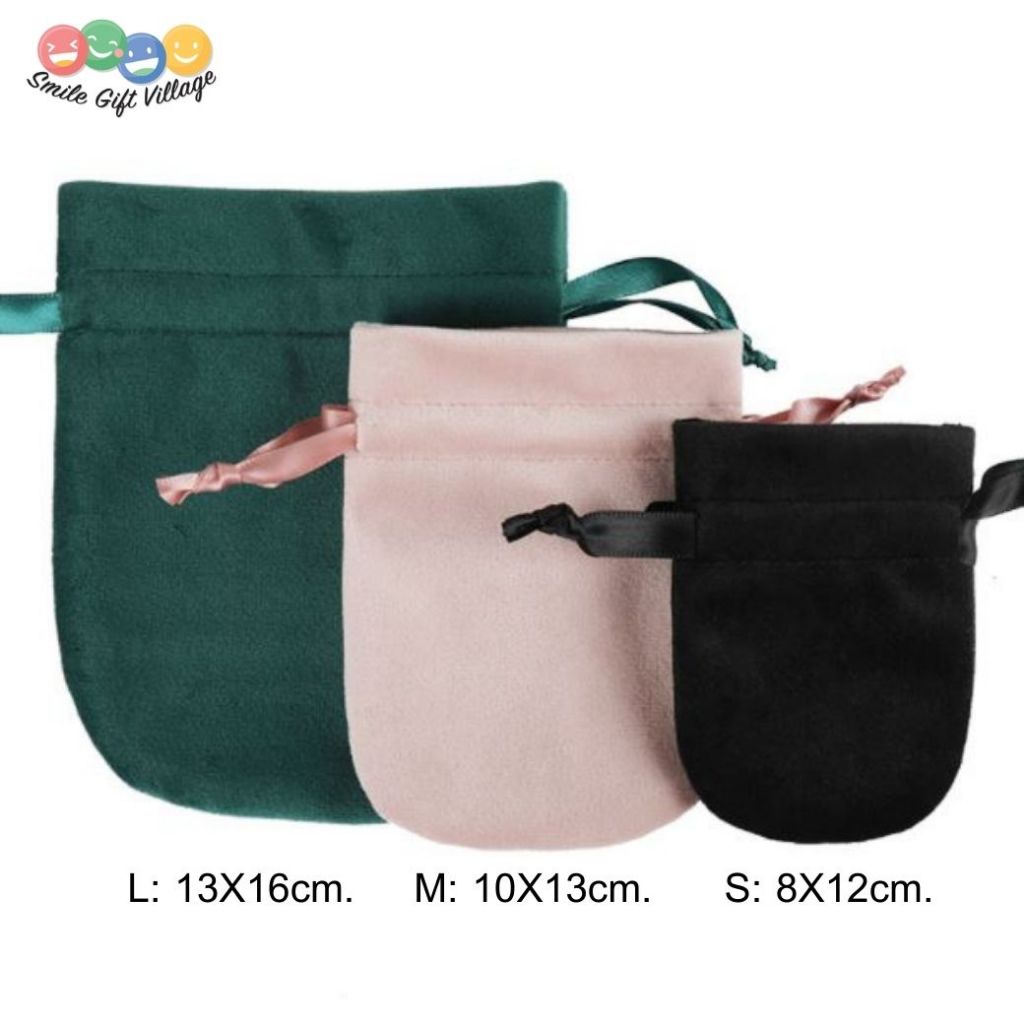 ✅พร้อมส่ง 🛻 ถุงกำมะหยี่ หูรูด ใส่เครื่องประดับ ถุงแดงตรุษจีน ถุงแดงใส่ทอง ใส่พาวเวอร์แบงค์ ใส่พระ