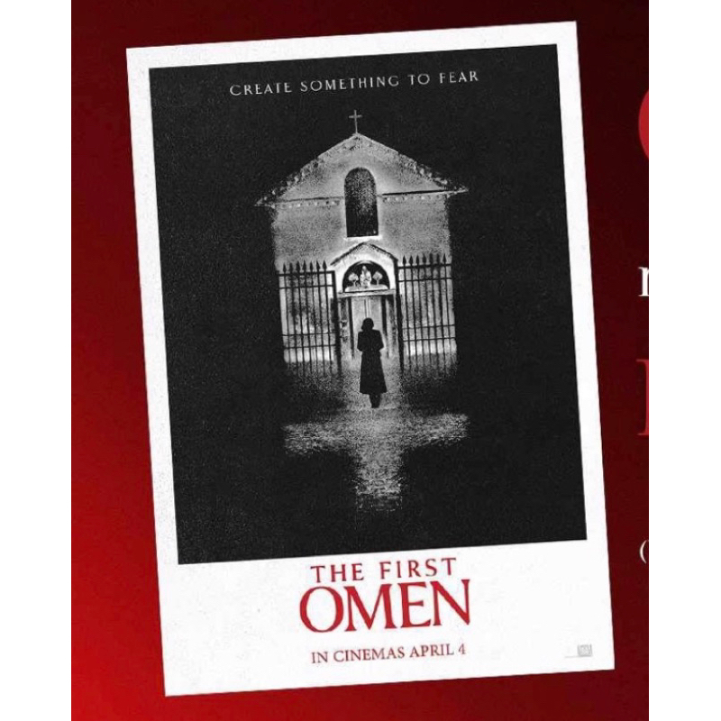 (ทักลด50%) โปสเตอร์ The first Omen แท้ โปสเตอร์ Omen