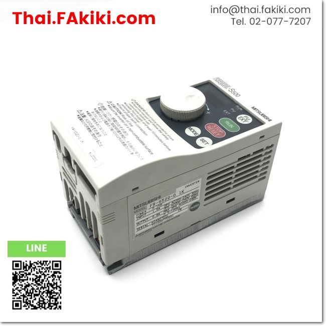 มือสองพร้อมส่ง, (D)Used*, FR-S520-0.1K Inverter, อินเวอร์เตอร์ สเปค 0.1kW, MITSUBISHI (66-007-888)