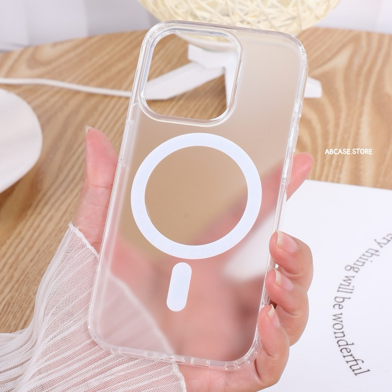( 11-16PM ) เคส Mag สีขุ่นกันรอยนิ้วมือ ขอบนิ่ม