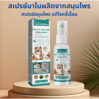สเปรย์ขี้เรื้อน เชื้อราแมว ขนร่วง คันเกา ผิวหนังติดเชื้อ ยีส…