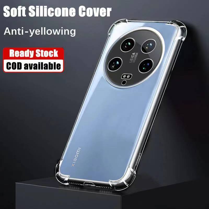 mi 14Ultra(พร้อมส่งในไทย)เคสTPUใสกันกระแทกแบบคลุมกล้องXiaomi 14Ultra/Mi14Ultraตรงรุ่น