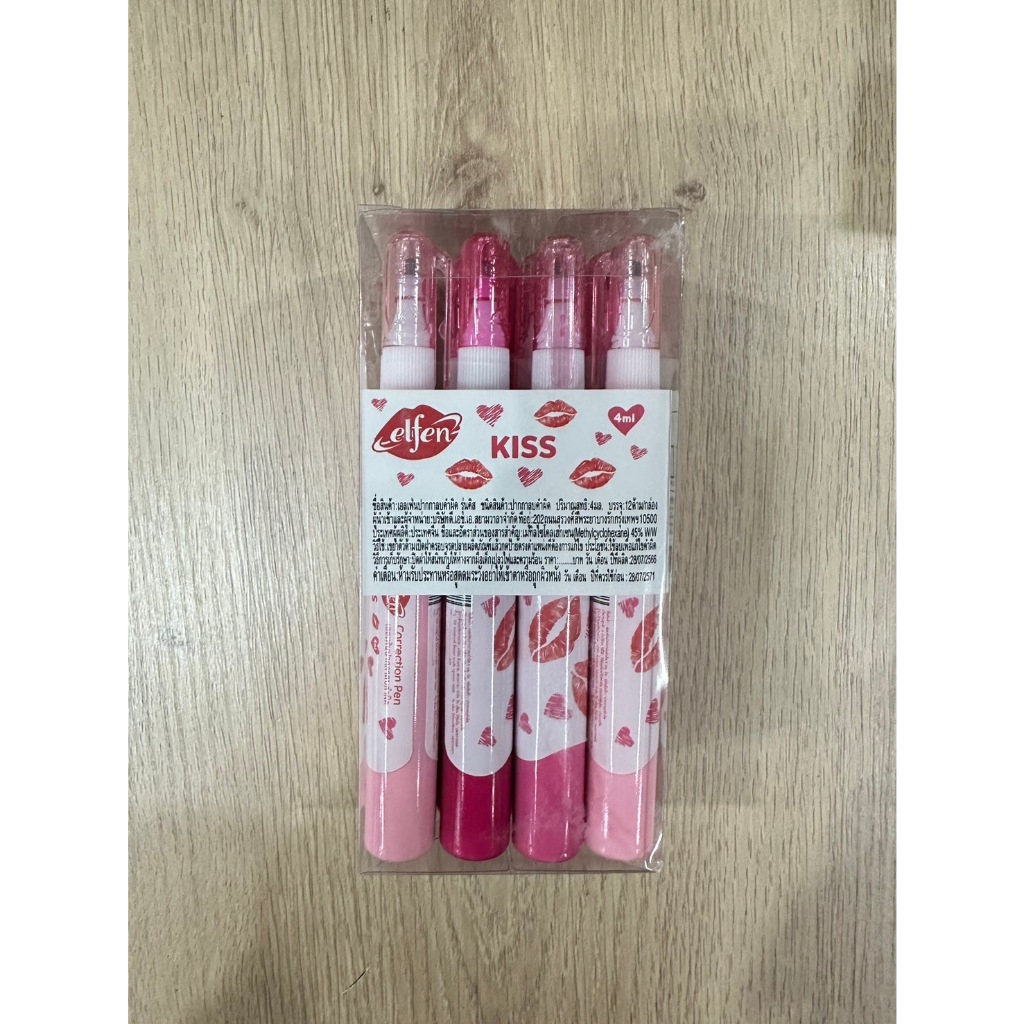 Eifen ปากกาลบคำผิด รุ่น KISS 4ml. (1x12 ด้าม)