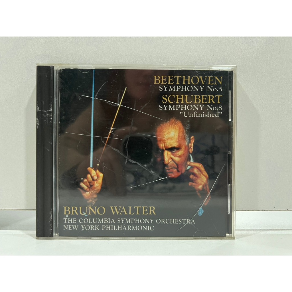 1 CD MUSIC ซีดีเพลงสากล BEETHOVEN: SYMPHONY No.5/SCHUBERT: SYMPHONY No.8 "Unfinished" WALTER (B18D21)