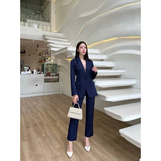charissa kloset ชุดสูทออกงานผู้หญิงทรง1กระดุม code cc049