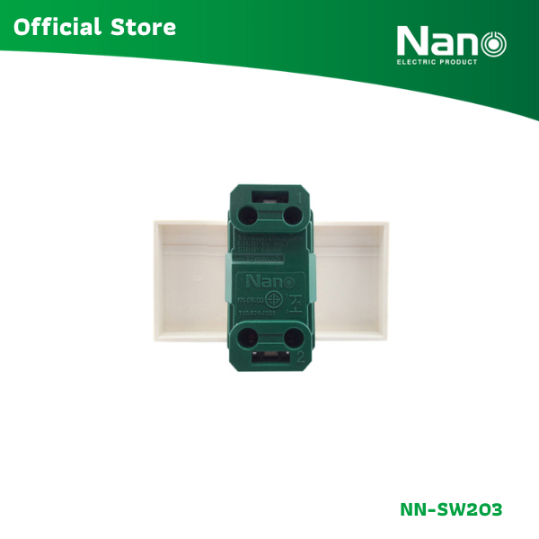NANO สวิตซ์ 2 ทาง ขนาด 3 ช่อง Classic series (1 ชิ้น/กล่อง ) รุ่น NN-SW203