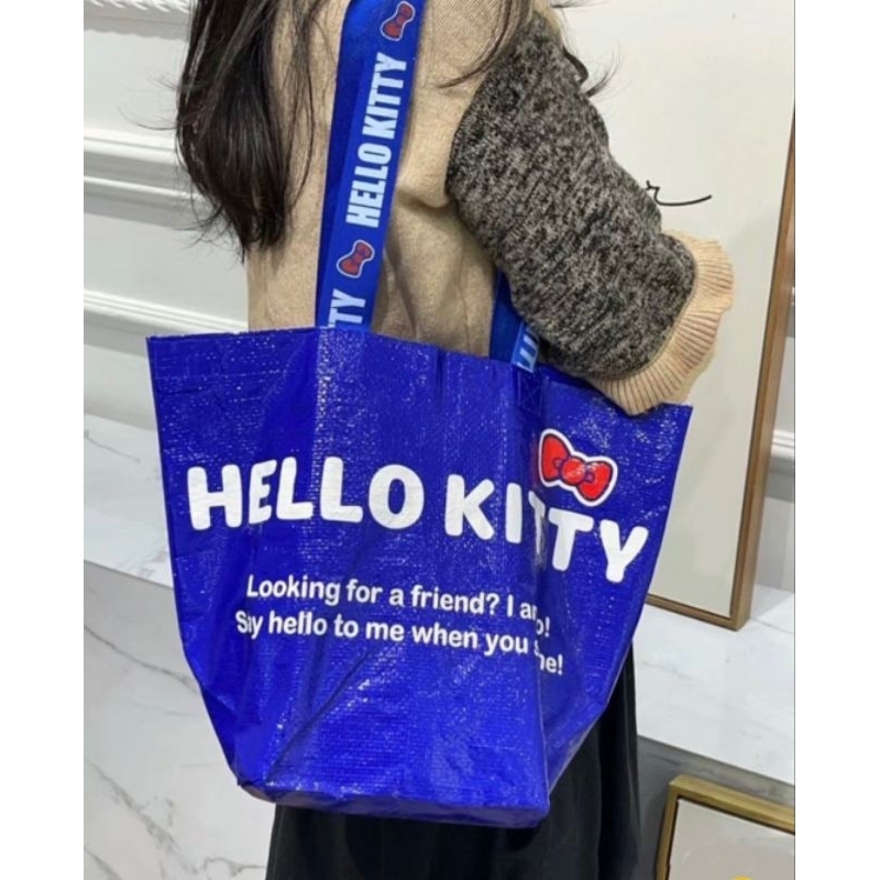 [พร้อมส่งในไทย🇹🇭]กระเป๋า 𝐊𝐢𝐭𝐭𝐲 𝐒𝐡𝐨𝐩𝐩𝐢𝐧𝐠 𝐁𝐚𝐠𝐬 💙🌟