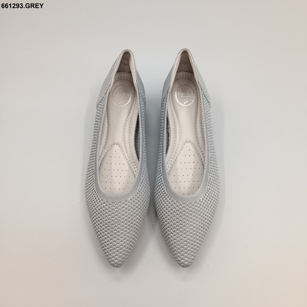 Elastic Shoe size 36-41รองเท้าคัชชูหัวแหลมสูง 3 cm. มีรูเล็กๆระบายอากาศไม่อับเท้า