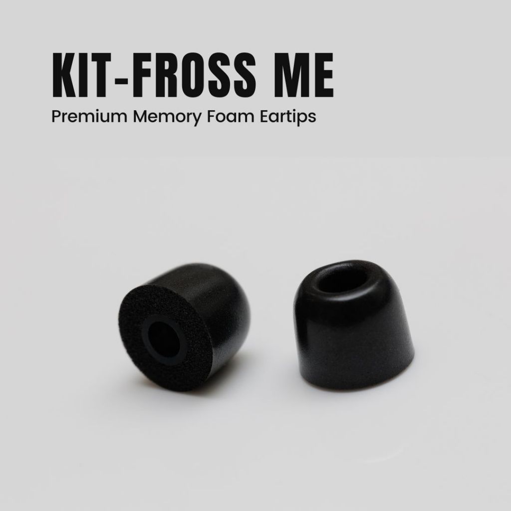 KIT-FROSS ME (No-Box) จุกหูฟังเมมโมรีโฟมคุณภาพ Premium Memory Foam Eartips