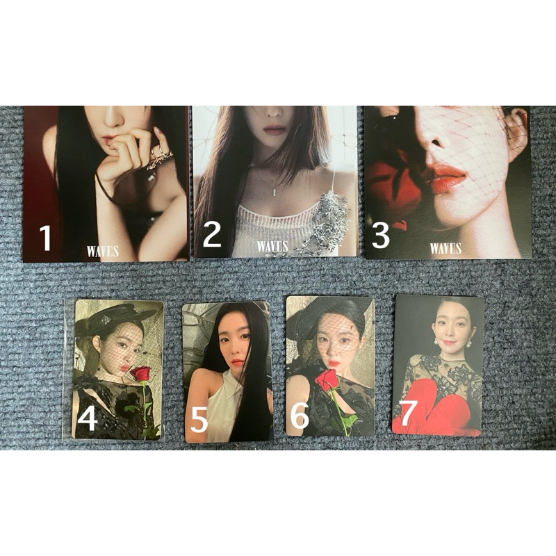 Photo card irene red velvet