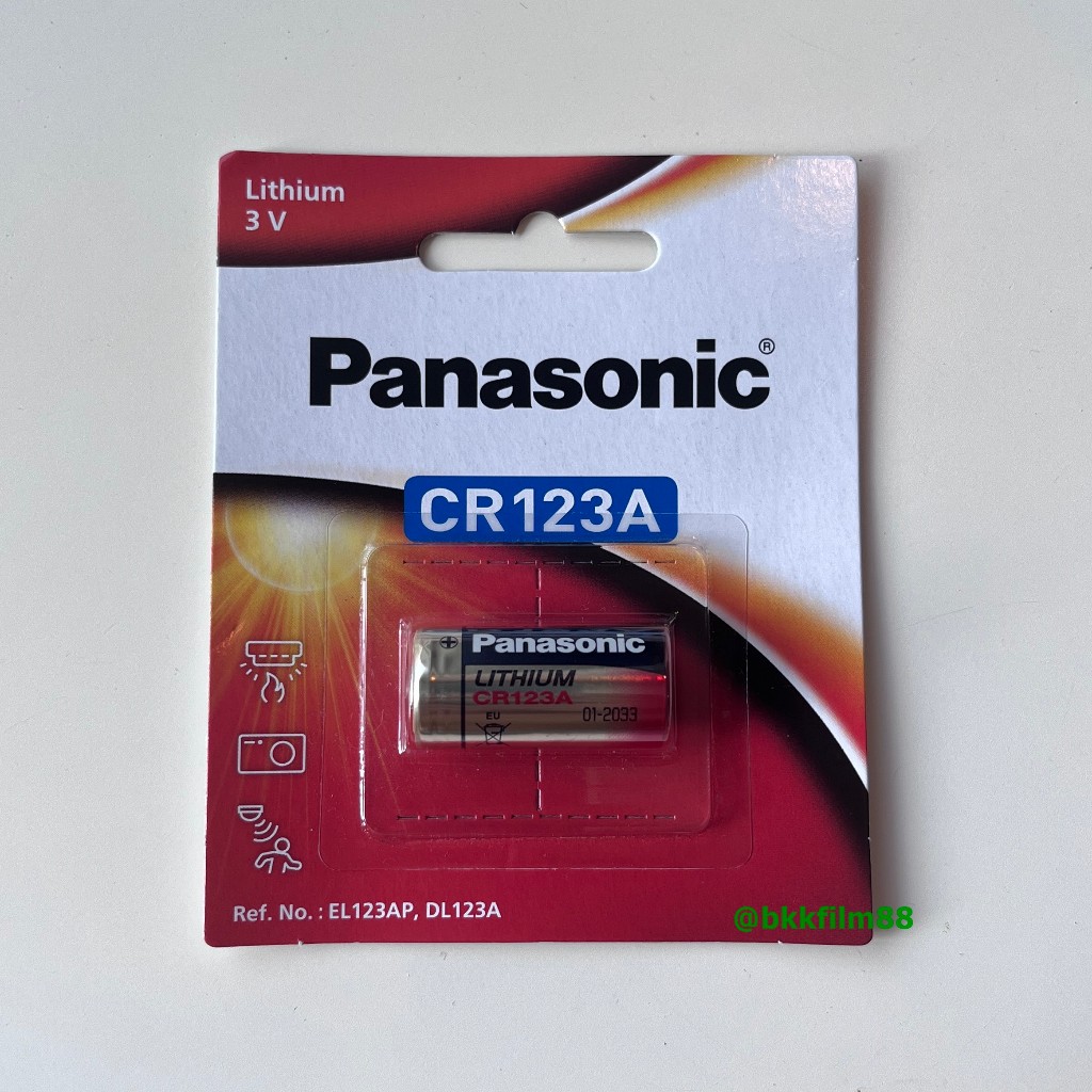 ถ่าน Panasonic CR123A ถ่านลิเที่ยม สำหรับ กล้อง ไฟฉาย Surefire ของแท้ ของใหม่ Lithium Battery 3V CR123 CR123AW/1BE