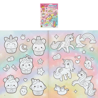 Aksara for kids หนังสือเด็ก สมุดภาพระบายสี COLORING BOOK FOR GIRLS.