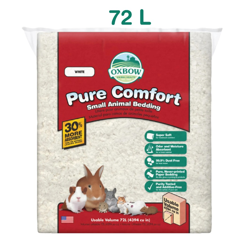 OXBOW Pure Comfort White กระดาษรองกรง ขนาด 72 ลิตร