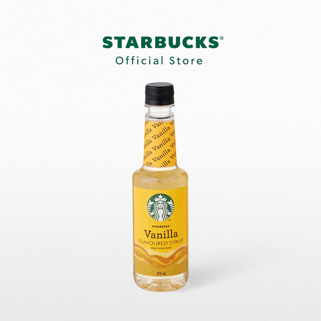 Starbucks Vanilla Flavoured Syrup 375 ml น้ำเชื่อมสตาร์บัคส์กลิ่นวานิลลา 375 มิลลิลิตร A11114742
