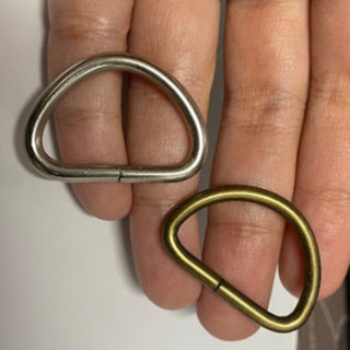 ห่วงตัวดี 1 นิ้ว (25 มม.) ห่วงครึ่งวงกลม สีเงิน สีทองรมดำ 1 …