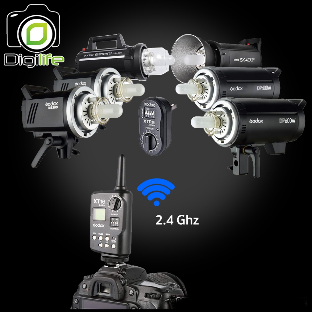 Godox Trigger XT16 Wireless Flash Trigger 2.4 GHz - รับประกันศูนย์ Godox Thailand 3ปี