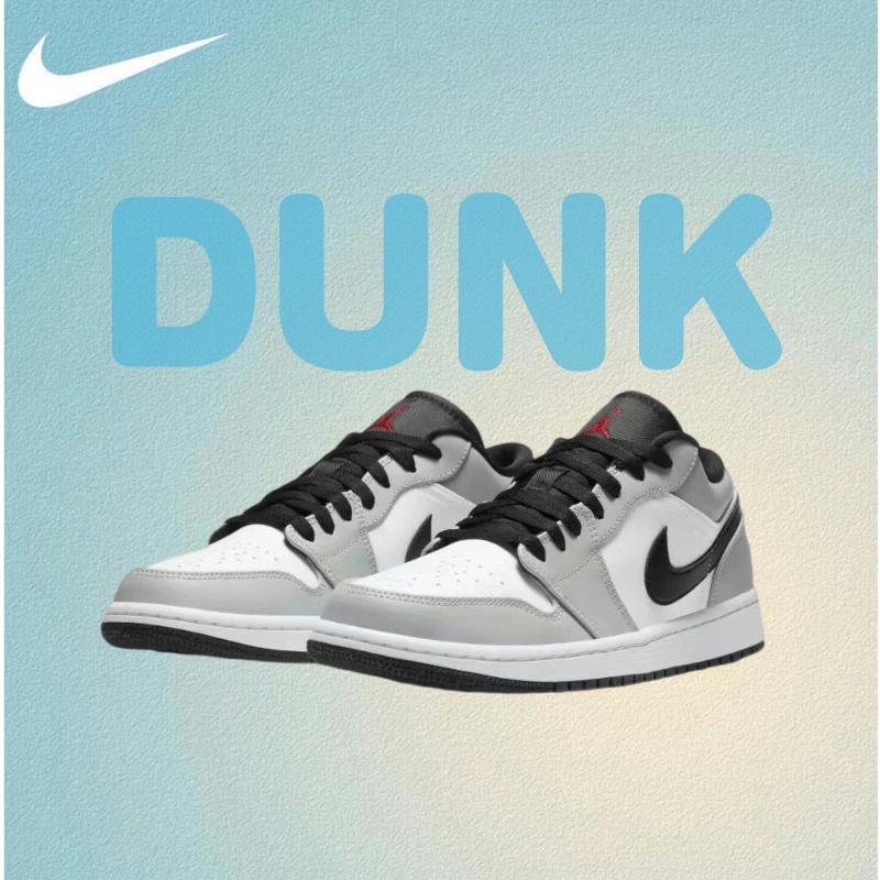 (ส่งฟรี) Nike Air Jordan 1 Low"Light Smoke Grey" รองเท้าผ้าใบ รองเท้า nike 553558-030