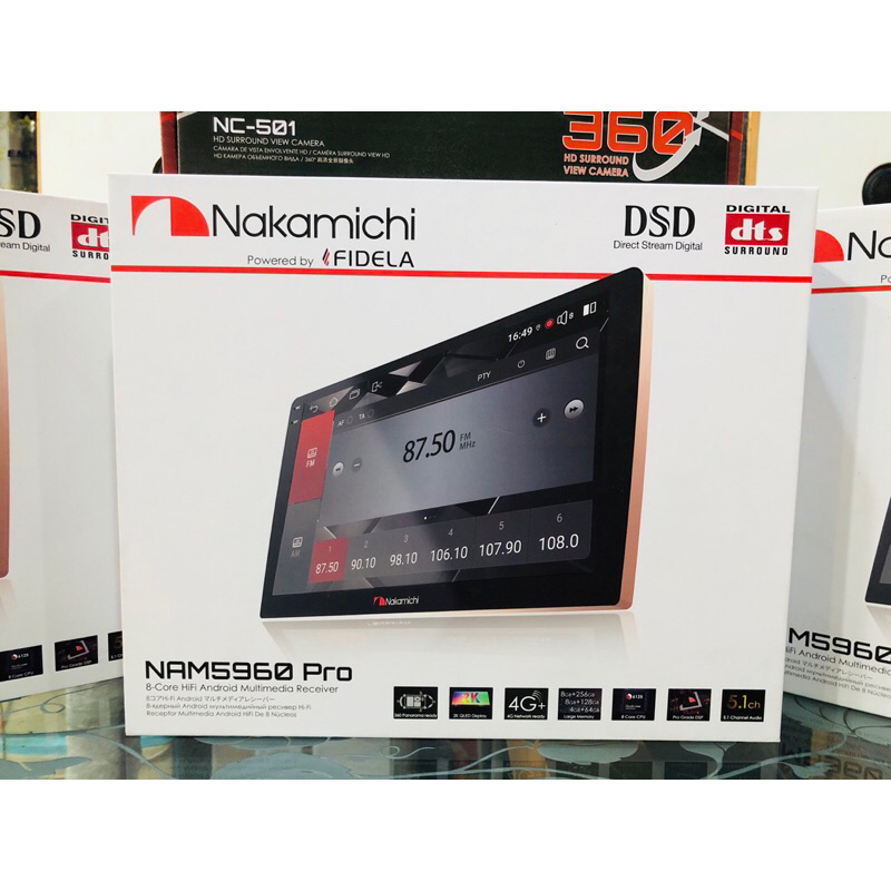 NAKAMICHI 5960 PRO A9z 9”นิ้วAXZ 10”นิ้ว จอ2K RAM4 ROM 64G  QUALCOMM CPU Snapdragon