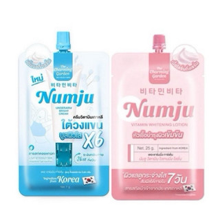 (1ซอง) Numju นัมจู แบบซอง โลชั่นวิตามินเกาหลี / ครีมทารักแร้