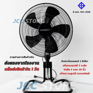 พัดลม 20 นิ้ว Sanshiro Fan Turbo 2024 รับประกัน 2 ปี