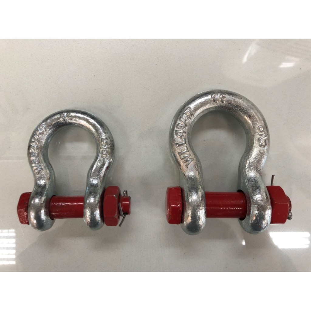 สะเก็นโอเมก้า มีปริ้น 5/8" 3/4" (3.25 - 4.75 ตัน) มีปริ้น G-213 / Omega (Bow) Shackle
