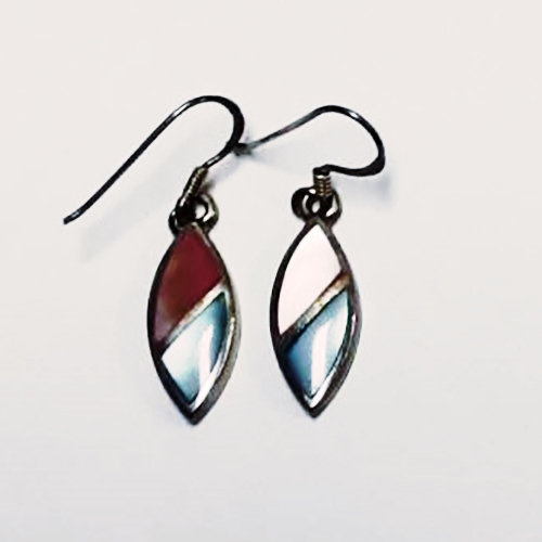 Daiso ต่างหูเงิน เปลือกหอย E44