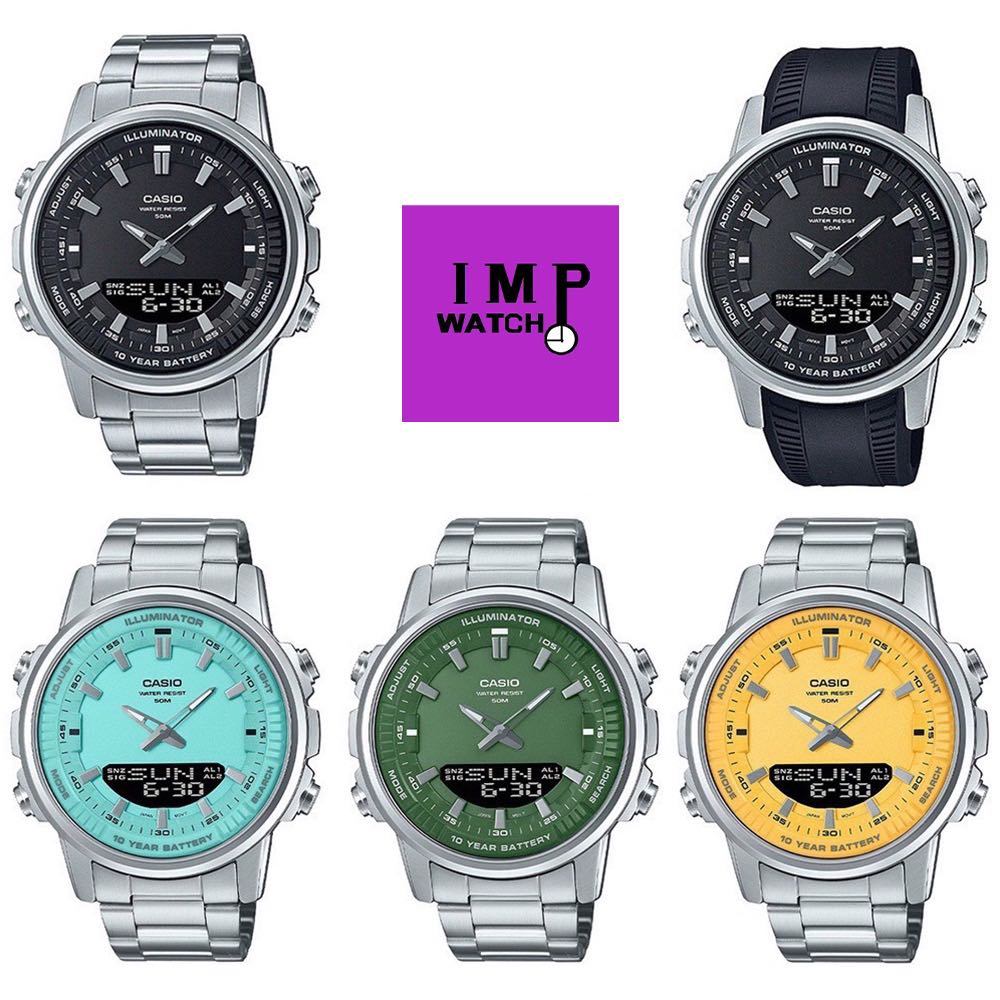 Casio นาฬิกาข้อมือ รุ่น AMW-880-1AV- AMW-880D  รับประกันศูนย์ CMG 1 ปี