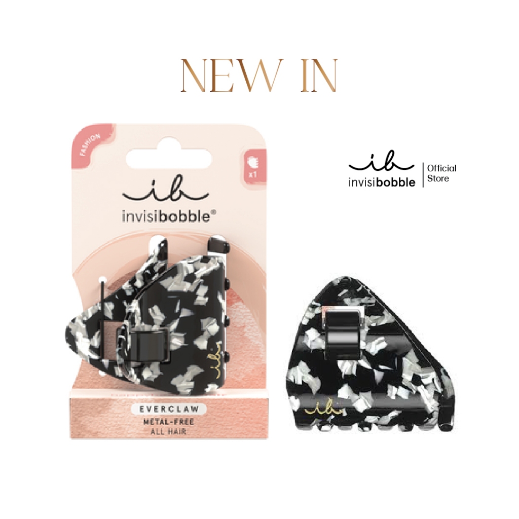 invisibobble กิ๊บหนีบผม กิ๊บติดผม ผมไม่เป็นรอย ไร้โลหะ รุ่น Everclaw สี Past Midnight (1 กล่องบรรจุ 1 ชิ้น)