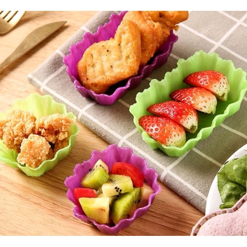 พร้อมส่ง ถ้วย 1 ชิ้นไว้แต่งกล่องอาหารก็น่ารัก แบบแข็ง