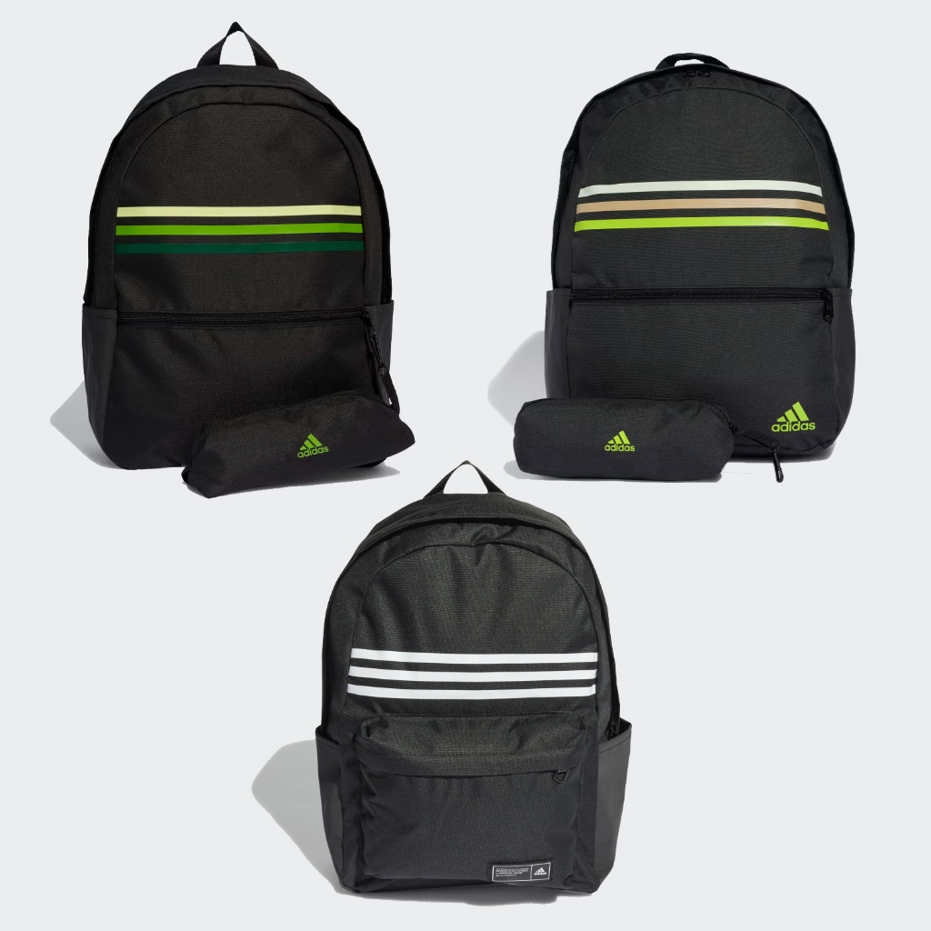 Adidas กระเป๋าเป้ Classic Horizontal 3-Stripes Backpack (3สี)