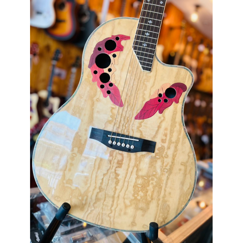 กีต้าร์หลังเต่า#หลังเต่าสไตล์_ovation Adaltis รุ่น kd41  “กลิ่นอายแห่งยุค 90”  กำลังจะมา♥️♥️ 💥มี 2 ลายให้เลือก ✔️ลายไม้