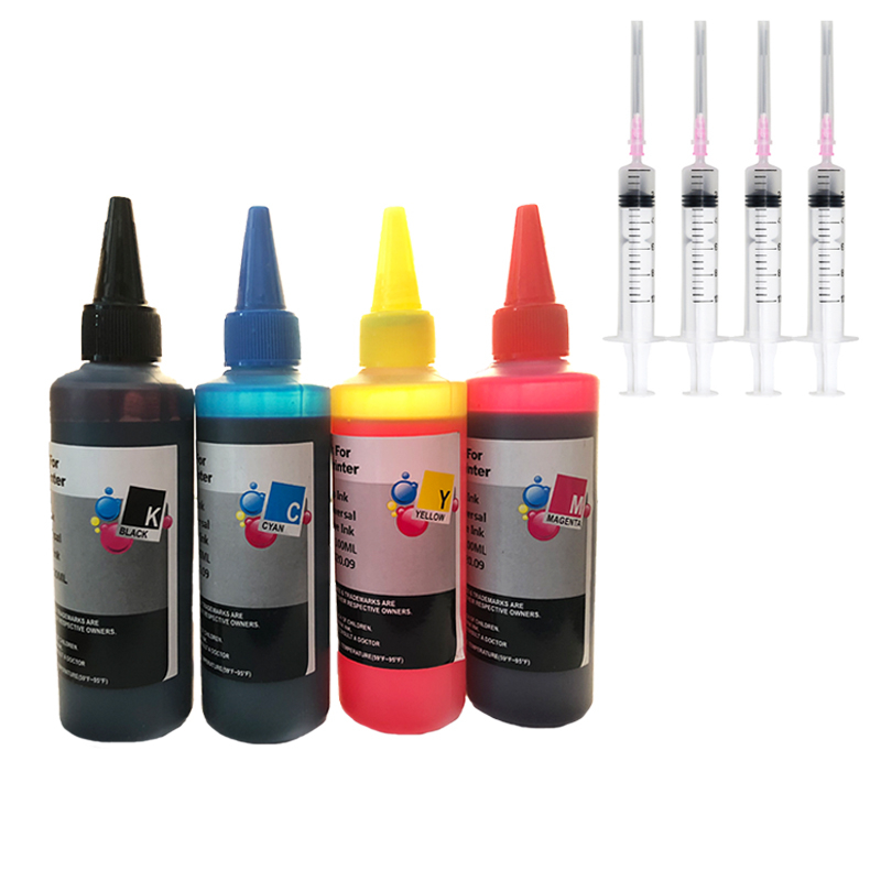 น้ำหมึกเติม100ML / 100ML /น้ำหมึกเติมขนาด100 ML / หมึกพิมพ์100ML / BK / C / M / Y / 1 ขวด / ใช้กับปริ้นเตอร์ FOR HP