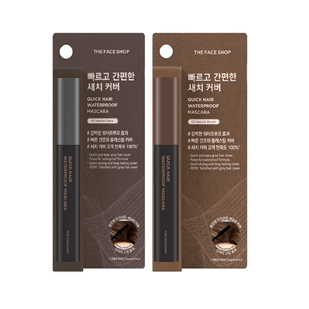 THE FACE SHOP QUICK HAIR WATERPROOF MASCARA