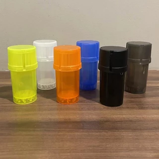 ที่บดสมุนไพร 55มม. Grinder 3 ชั้น 40mm สีทึบ บดได้ละเอียด ขวดเก็บสมุนไพร พกพาสะดวก พร้อมส่งจากไทย