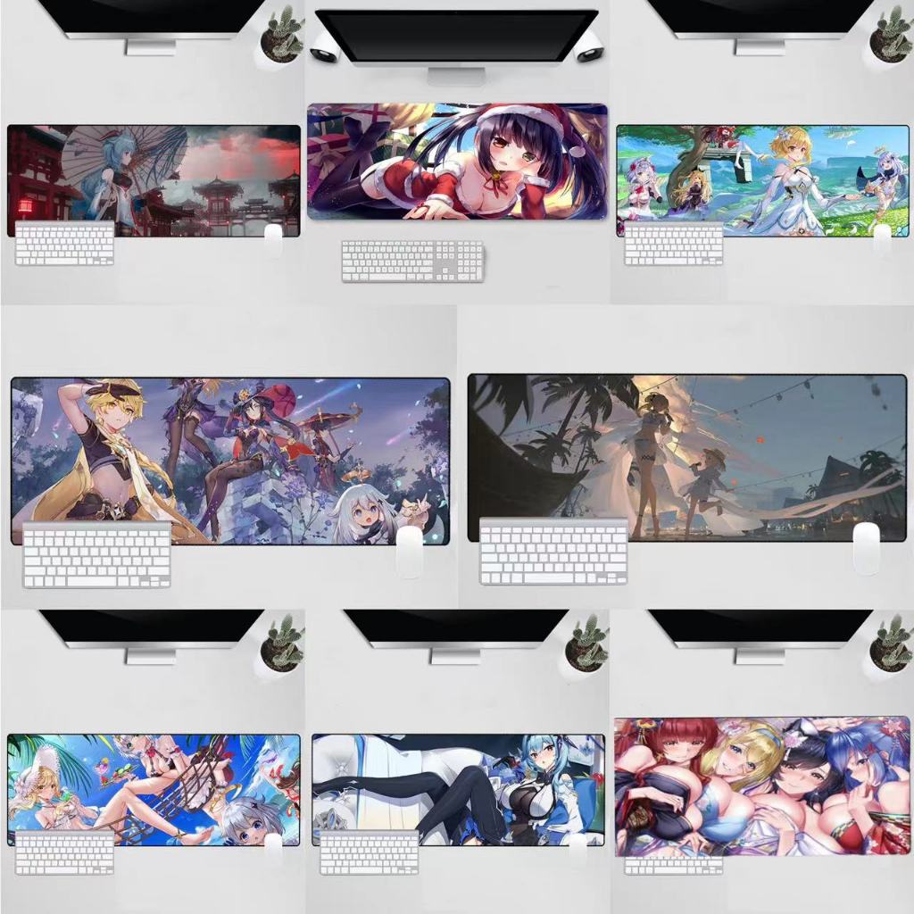 แผ่นรองเมาส์ Gaming Mousepad แผ่นใหญ่ ขนาด 80x30 cm