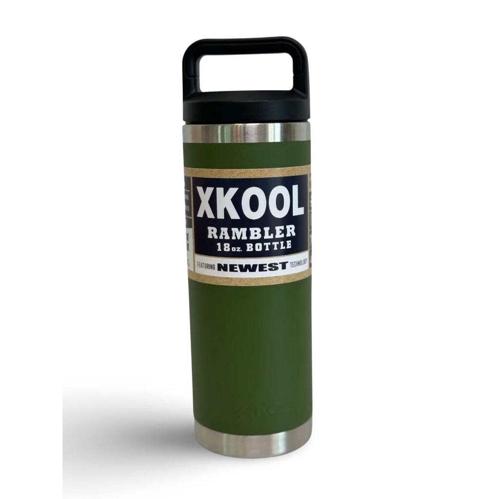กระติกน้ำ Xkool ขนาด 18Oz  แก้วเก็บอุณหภูมิความเย็น,ร้อน สีเงินไม่มีไอน้ำเกาะข้างนอกแก้ว