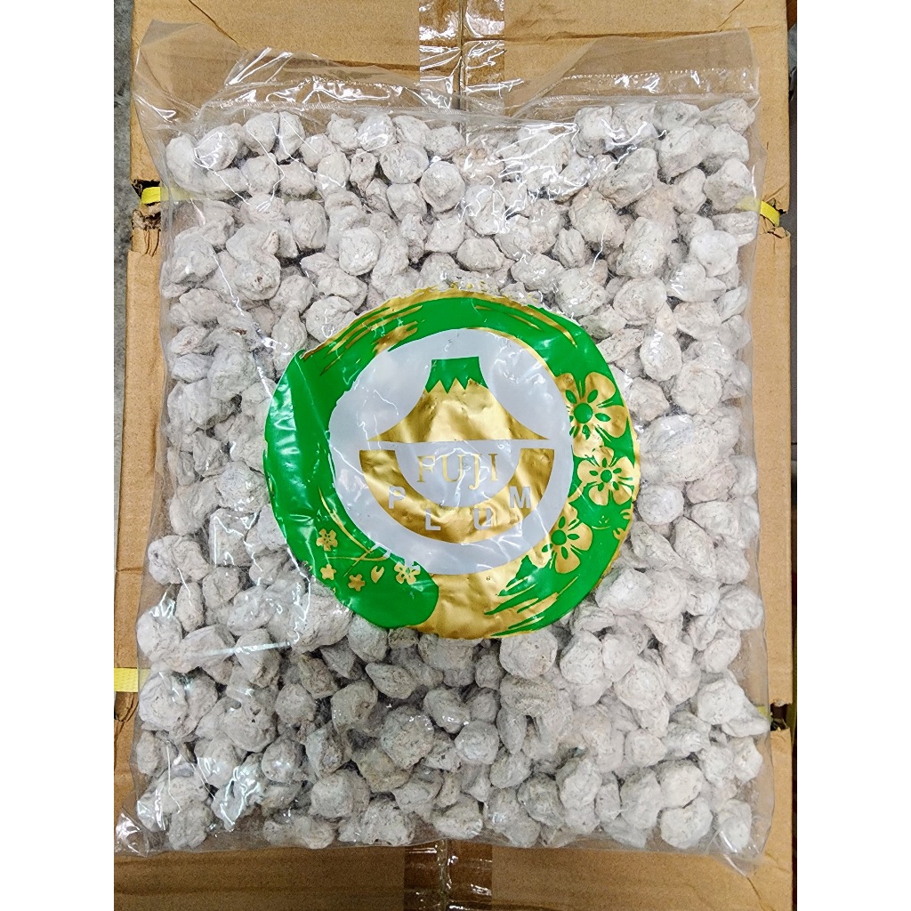 บ๊วยเค็มฟูจิ ถุงใหญ่ 2กิโล fuji plum ของแท้ ล็อตใหม่ล่าสุด