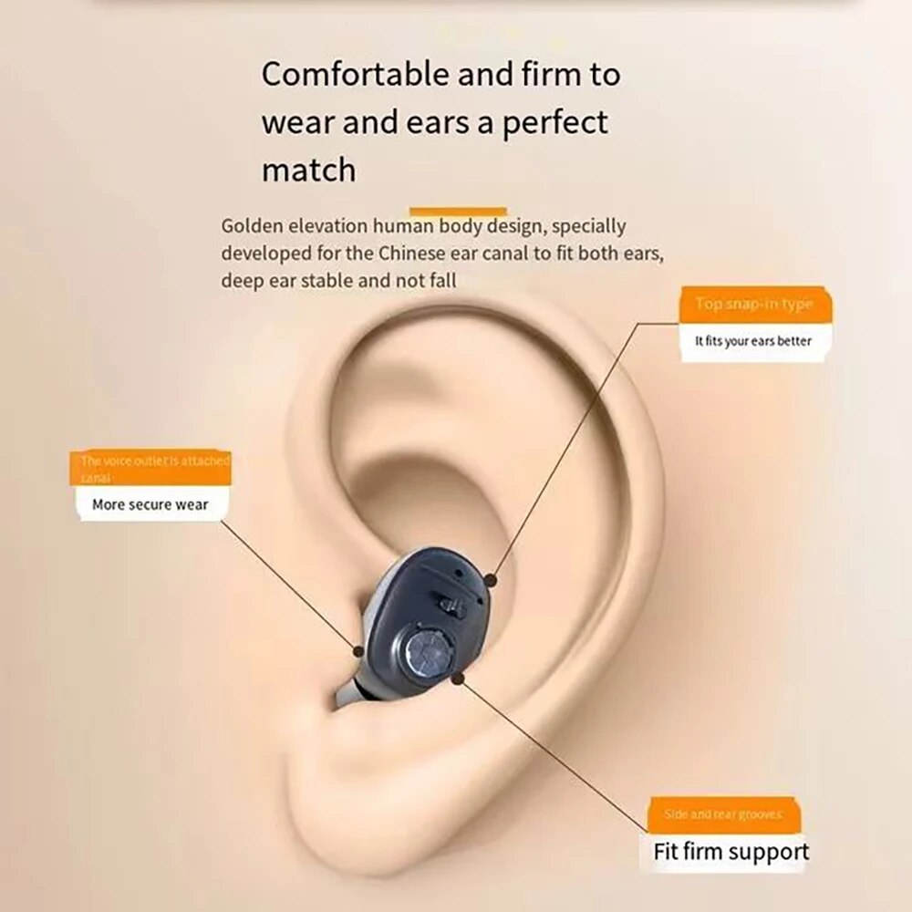 ⚡Wireless VHP-601 🔊เครื่องช่วยฟัง หูขยายเสียงช่วยได้ยิน เครื่องช่วยฟังดิจิตอล เครื่องช่วยฟังคนหูหนวกสินค้าของแท้100%