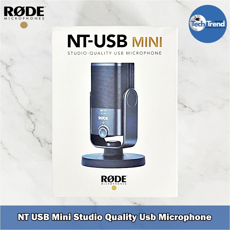 (Rode) NT USB Mini Studio Quality Usb Microphone, Black ไมโครโฟน USB คอนเดนเซอร์ ตั้งโต๊ะ