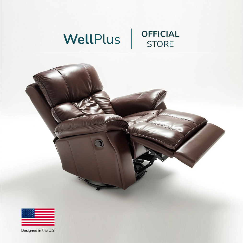 Wellplus เก้าอี้พักผ่อนรีไคเนอร์  หุ้มหนังสังเคราะห์ Recliner2