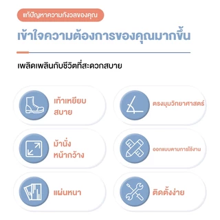 ที่วางเท้า ที่พักเท้าใต้โต๊ะ 30*24*15cm ที่พักขา เพื่อความสบายใต้โต๊ะ แผ่นรองเท้า สําหรับนวดเท้า เพื่อสุขภาพ