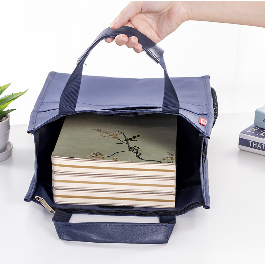 จัดส่งรวดเร็ว กระเป๋าขนาดA4 หลายชั้น สําหรับใส่โน้ตบุ๊ก เอกสาร เหมาะกับผู้ชาย และผู้หญิง นักเรียน - รูปที่ 6