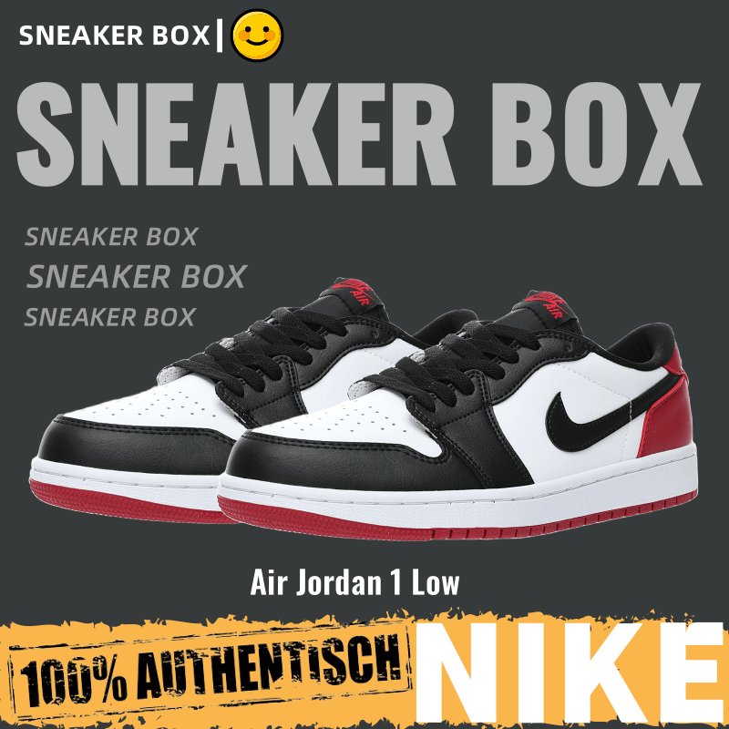 (ส่งฟรี) Nike Air Jordan 1 Retro Low OG"Black Toe" รองเท้าผ้าใบ รองเท้า nike CZ0790-106
