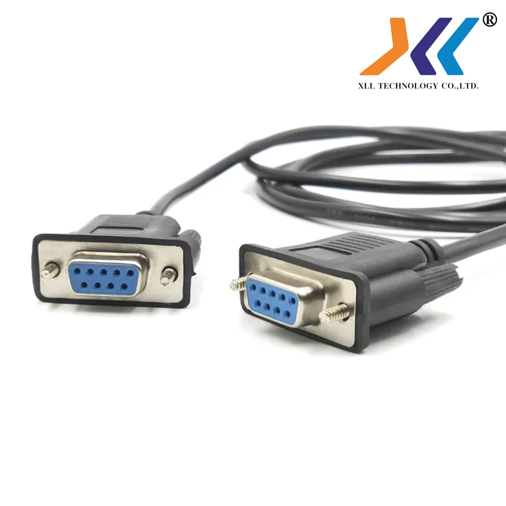 สาย DB9 rs232 9pin สายต่อตรง เมีย-เมีย (Female-Female) ยาว 1.5 เมตร - 5 เมตร
