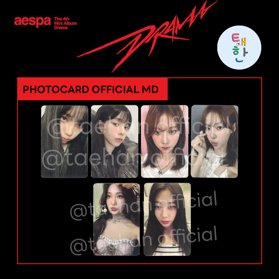 ✅พร้อมส่ง [AESPA] PHOTOCARD MD DRAMA