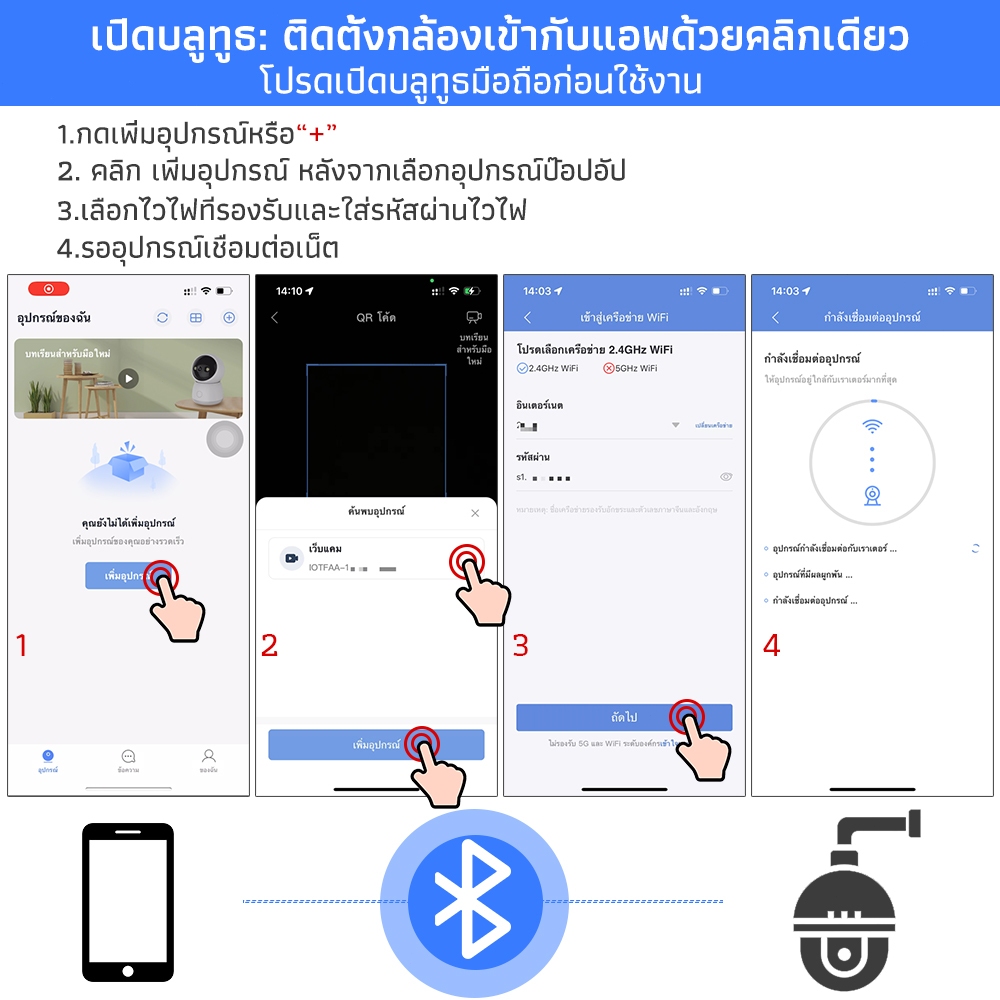 กล้องวงจรปิด ไร้สาย 4K outdoor Wifi กล้องวงจร กันน้ำ การหมุนPTZ เสียงสองทาง ตรวจจับการเคลื่อนไหว